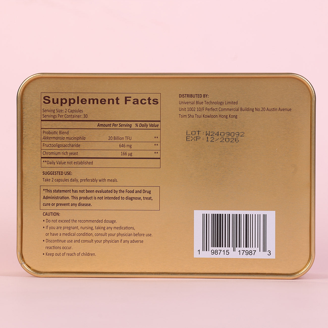 KISSORA® Akkermansia Postbiotic